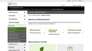 Billing & Payment | Customer Support | Home - SCE