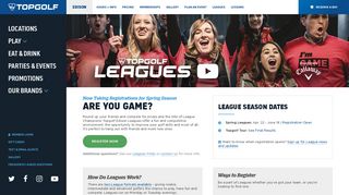 Sign Up for Leagues - Topgolf Edison
