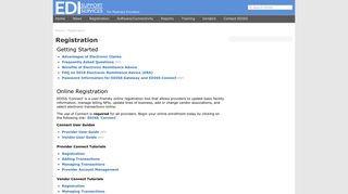 Registration - EDI Support Services