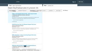1 Edjoin Org Employer Job in Lynwood, CA | LinkedIn
