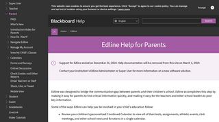 Edline Help for Parents | Blackboard Help