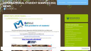 EdMail E-mail for all EdCC Students | International Student Services ...