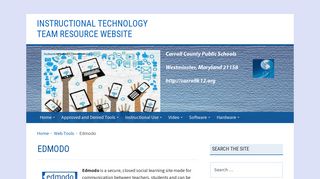 Edmodo – Instructional Technology Team Resource Website