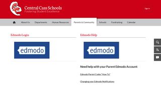 Edmodo Login - Central Cass Schools