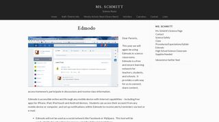 Edmodo | Ms. Schmitt - LaMoure Public School