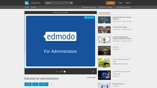 Edmodo for administrators - SlideShare