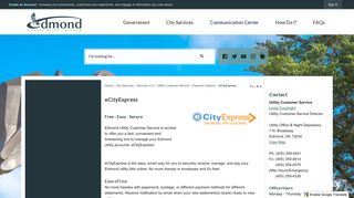 eCityExpress | Edmond, OK - Official Website - City of Edmond