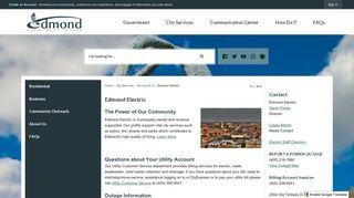 Edmond Electric | Edmond, OK - Official Website - City of Edmond