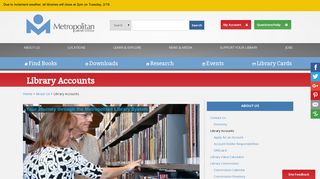 Library Accounts | Metropolitan Library System
