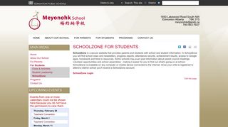 SchoolZone - Meyonohk School - Edmonton Public Schools
