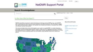 For New Users (Who Can Report?) – NetDMR Support Portal