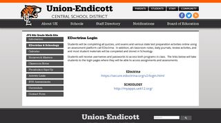 EDoctrina & Schoology - Union-Endicott
