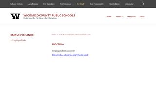 eDoctrina - Wicomico County Public Schools