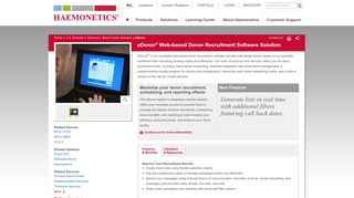eDonor® Web-based Donor Recruitment Software Solution ...