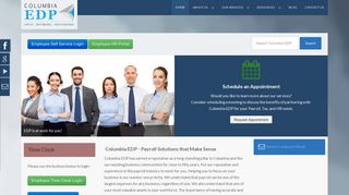 Columbia EDP - Payroll Processing Services, Tax and HR Services