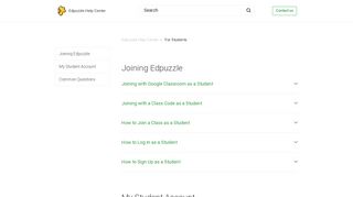 For Students – Edpuzzle Help Center