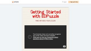 Getting Started with EDPuzzle | Smore Newsletters