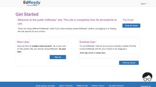EdReady™ Application Get Started