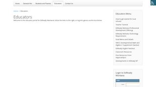 Educators » EdReady Montana