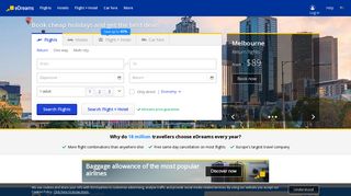 eDreams AU: Book flights, hotels and holiday packages