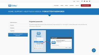 Forgotten passwords | Edsby