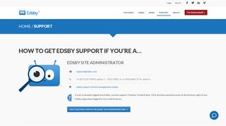 Edsby support