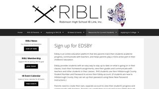 Sign up for EDSBY | RIBLI