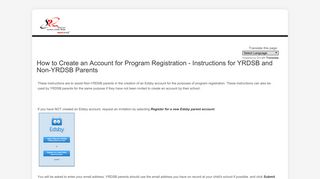 Pages - How to Create an Account for Program Registration ... - yrdsb