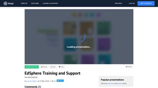 EdSphere Training and Support by Laurie Baker on Prezi