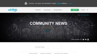 Community – Edublogs – free blogs for education - Blogs and ...