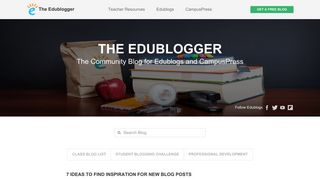 The Edublogger - The Community Blog for Edublogs and CampusPress