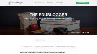 The Edublogger - The Community Blog for Edublogs and CampusPress