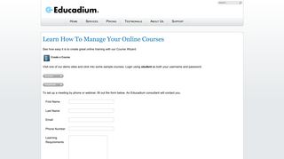 Educadium - Learn How To Manage Your Online Courses