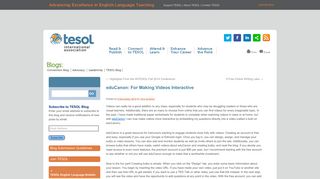 eduCanon: For Making Videos Interactive | TESOL Blog