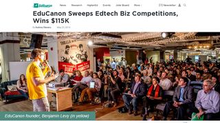 EduCanon Sweeps Edtech Biz Competitions, Wins $115K | EdSurge ...