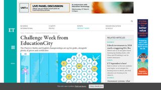 Challenge Week from EducationCity - Education Technology
