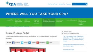 Desire-2-Learn-Portal - CPA Atlantic