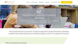 Personalized Learning Consulting Services - Education Elements