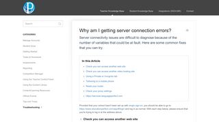 Why am I getting server connection errors? - Education Perfect ...