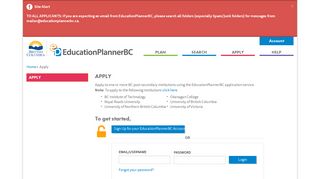 Apply BC - EducationPlannerBC