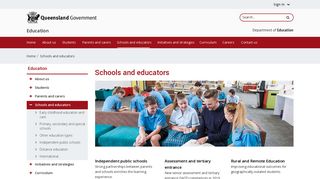 Schools and educators - Education Queensland