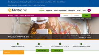 Online Banking - Education First Federal Credit Union