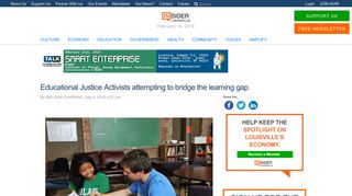 Educational Justice Activists attempting to bridge the learning gap ...