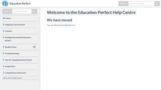 Education Perfect Help Centre - Education Perfect Knowledge Base