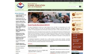 Home: Department of School Education, Government Of Uttarakhand ...