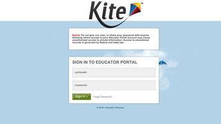 Kite - Educator Portal