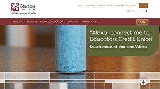 Educators Credit Union: Homepage