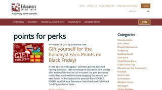 points for perks Archives - Educators Credit Union