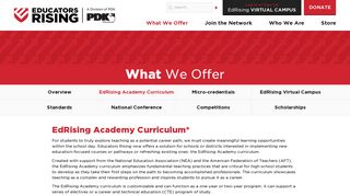 EdRising Academy Curriculum | Educators Rising