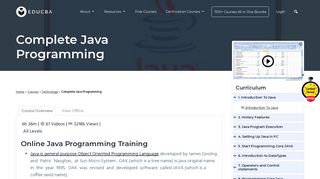 Online Java Programming Training | eduCBA